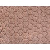 Détail cuir de poisson tilapia brun satiné maroquinerie bijoux accessoire Cuir en stock