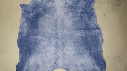 peau de chèvre velours bleu jean cuirenstock