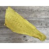 Peau envers cuir de poisson Perche du Nil jaune canari - maroquinerie bijoux accessoire - cuirenstock