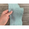 Peau de cuir de poisson Perche du Nil vert d'eau mat - Cuir en Stock