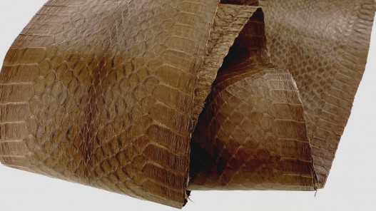peau de serpent Cobra cuir exotique - Cuir en Stock