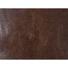 Détail peau de galuchat - perle centrale - grain poncé - marron - Cuir en Stock