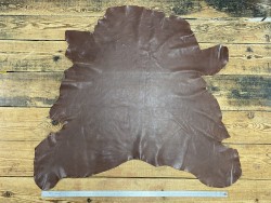 Peau de cuir de buffle marron - maroquinerie - Cuir en Stock