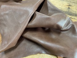 Souplesse peau de cuir de buffle marron - maroquinerie - Cuirenstock