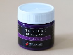 Teinture de tranche pour cuir - Violet Mat - Cuir en Stock