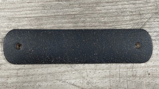 Poignée en cuir - noir vieilli - vendue à l'unité - décoration - customisation de meuble ou d'objet - Cuir en stock