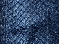 Cuir de serpent cobra - noir mat - peau exotique - maroquinerie - bijoux - Cuir en Stock