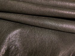 Peau de cuir d’agneau stretch - finition naturelle noir - vêtement - Cuir en stock