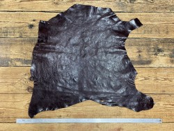 Peau de cuir de buffle bordeaux - maroquinerie - Cuir en Stock