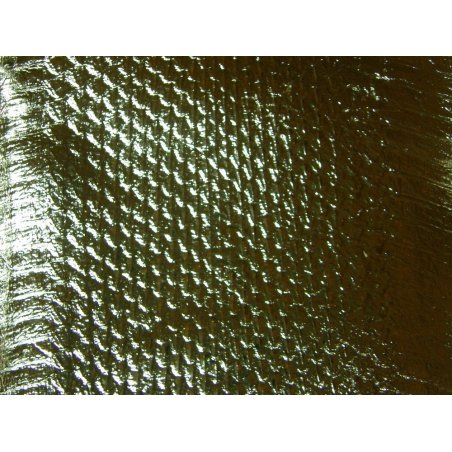Peau de cuir de serpent - Doré - Cuir en Stock