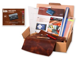 Box DIY fabriquer un porte-cartes en cuir recyclé - Cuirenstock