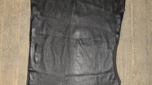 peau agneau stretch noir cuir en stock vêtement