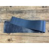 Bande de collet de vache végétal bleu marine - cuir à ceinture - Cuirenstock