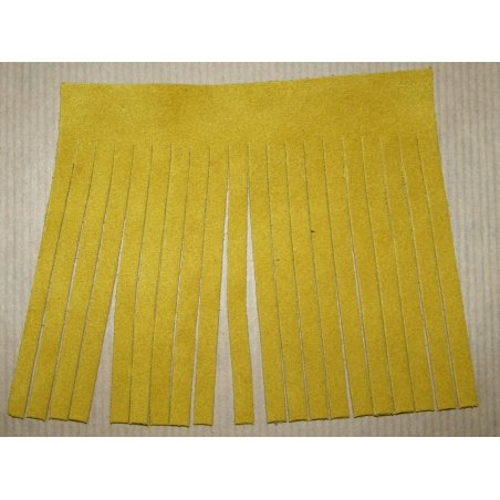 Franges en cuir pour réaliser des pompons - Cuirenstock