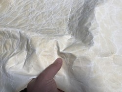 Peau de cuir de mouton tannage écologique froissé naturel - maroquinerie - cuirenstock