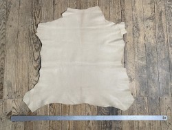 Chèvre velours grain caviar - Beige - Cuir en stock