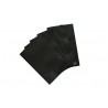 Lot de morceaux de cuir rectangulaire - noir lisse mat - maroquinerie - Cuir en Stock