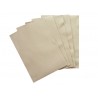 Lot de morceaux de cuir rectangulaire - beige nude - maroquinerie - cuir en stock