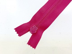 Fermeture Eclair® Prym haut de gamme rose framboise zip nylon non séparable 16cm Cuir en stock