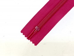 Fermeture Eclair® Prym haut de gamme rose framboise zip nylon non séparable 16cm Cuir en Stock