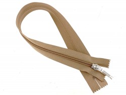 Fermeture Eclair® Prym haut de gamme beige zip nylon non séparable 44cm cuirenstock
