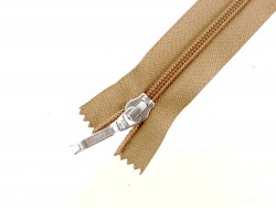 Fermeture Eclair® Prym haut de gamme beige zip nylon non séparable 44cm Cuirenstock