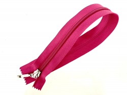 Fermeture Eclair® Prym haut de gamme rose framboise zip nylon non séparable 35cm cuirenstock