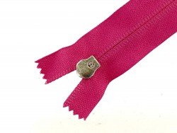 Fermeture Eclair® Prym haut de gamme rose framboise zip nylon non séparable 35cm Cuir en stock