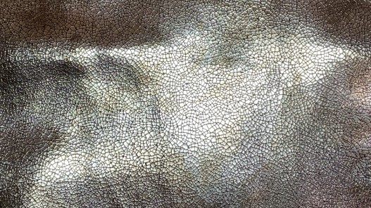 Peau de cuir de veau effet strass métallisé brun - maroquinerie - cuirenstock