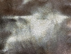 Peau de cuir de veau effet strass métallisé brun - maroquinerie - cuirenstock