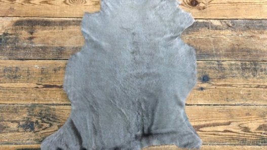 Peau d'agneau laine merinos gris taupe cuir en stock