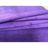 Peau de porc velours violet - maroquinerie - vêtement - cuir en stock