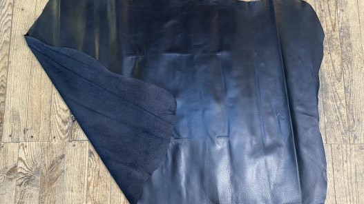 Peau de cuir de porc noir classique - maroquinerie - Cuirenstock