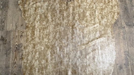 Peau de veau nuancé beige - maroquinerie - cuir en stock