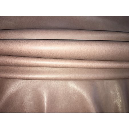 Peau de cuir d'agneau stretch - brun mauve - vêtement - Cuirenstock