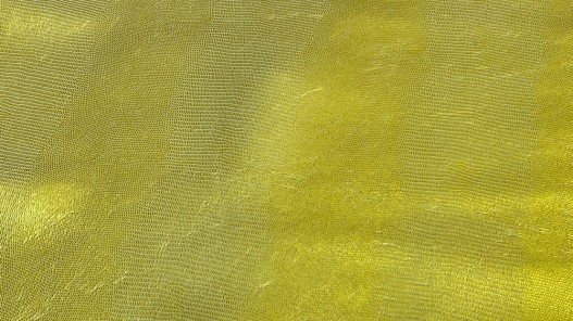 Peau de cuir de chèvre métallisé façon lézard - jaune - maroquinerie - accessoire - Cuirenstock