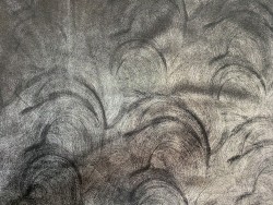Peau de veau velours noir effet tamponné métallisé or - maroquinerie - Cuirenstock