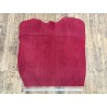 Peau de veau velours embossée grain résille - Rose framboise - Maroquinerie - cuir en stock