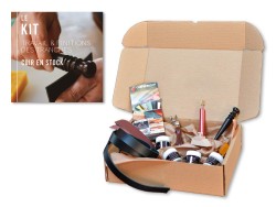 kit d'outils travail des tranches cuir en stock