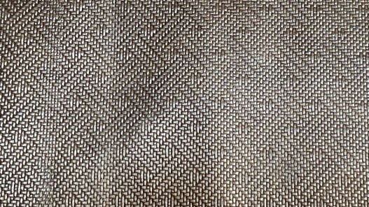 Demi-peau de cuir de vachette effet tressé brun - maroquinerie - Cuirenstock