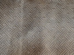 Demi-peau de cuir de vachette effet tressé brun - maroquinerie - Cuirenstock