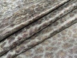 Demi peau de veau nacré façon léopard - maroquinerie - Cuir en Stock