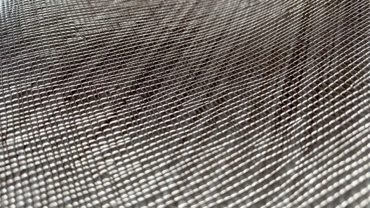 Demi peau de veau métallisé grainé argent platine - maroquinerie - Cuirenstock