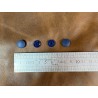 Lot boutons pression - bleu marine - maroquinerie accessoire qualité professionnelle - Cuir en stock