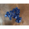 Lot boutons pression - bleu marine - maroquinerie accessoire qualité professionnelle - Cuir en Stock