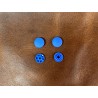 Bouton pression - bleu roi - maroquinerie accessoire qualité professionnelle - Cuir en stock