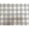 Peau de veau velours beige - motif tartan écossais - Maroquinerie - Cuir en stock