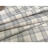 Peau de veau velours beige - motif tartan écossais - Maroquinerie - Cuir en Stock