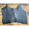 Collet de vache tannage végétal gris anthracite - maroquinerie - cuir en stock