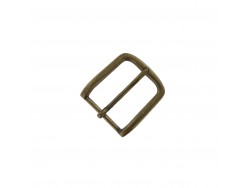Boucle de ceinture rectangulaire laiton vieilli - 40 mm - bouclerie - accessoire - cuir en stock